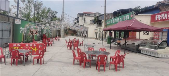 小南门内顺城东路大排档招租